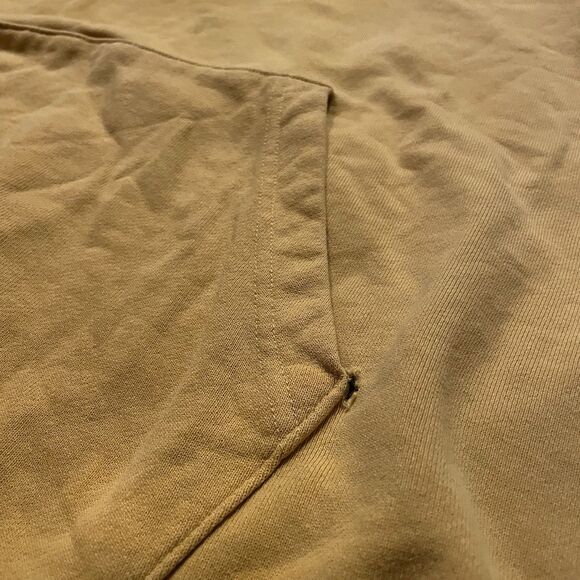 Jordan Flight Fleece Washed Pullover Hoodie Size L - Yellow - Picture 6 of 6